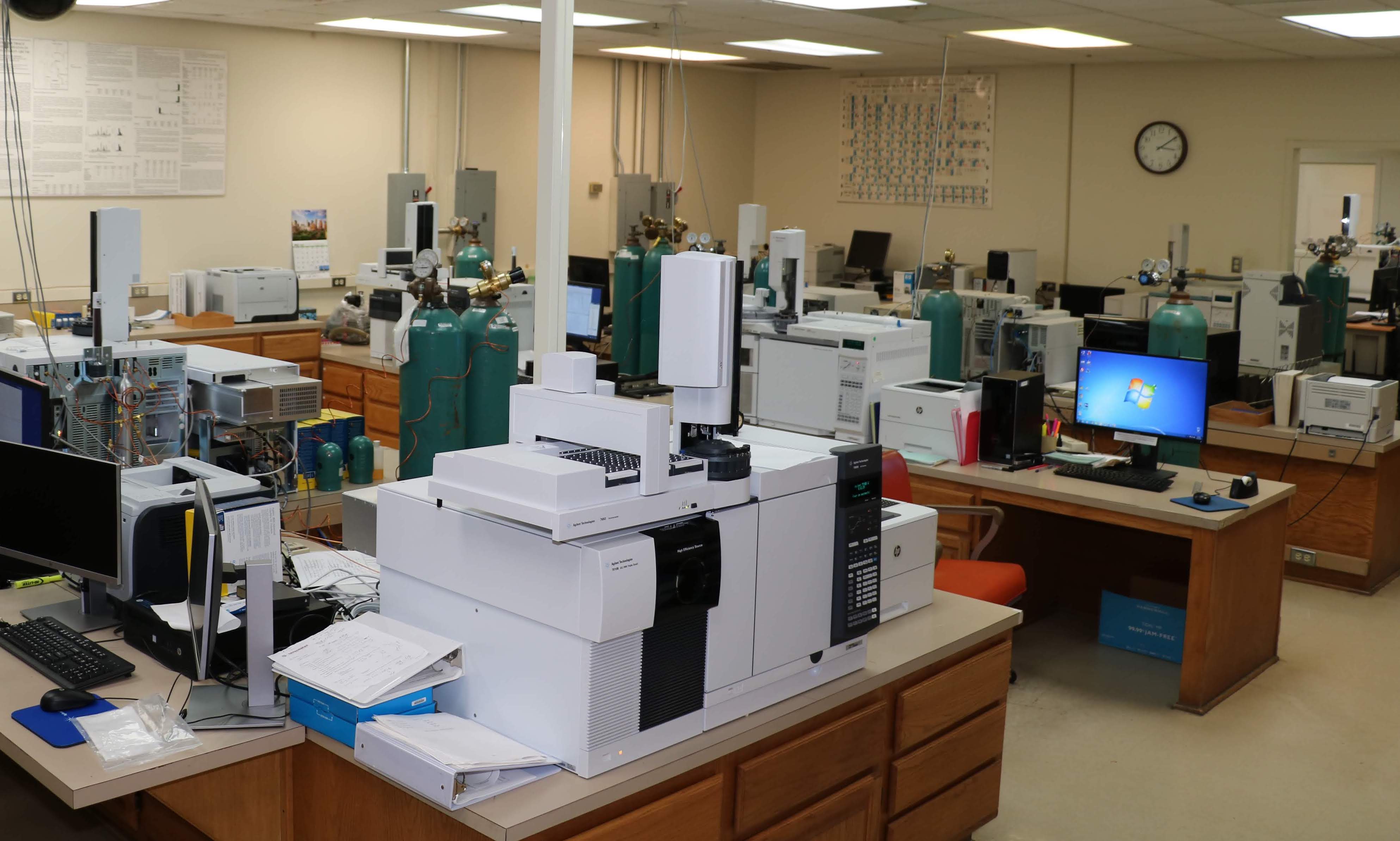 a GERG analysis lab