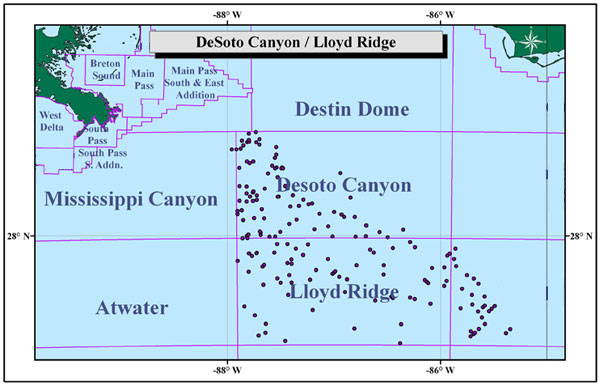 DeSoto Canyon / Lloyd Ridge (Florida Escarpment)